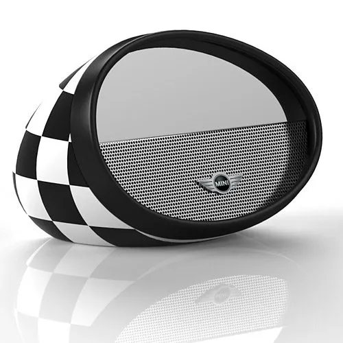 Bluetooth-Lautsprecher MINI Mirror BoomBox - Checkered Flag